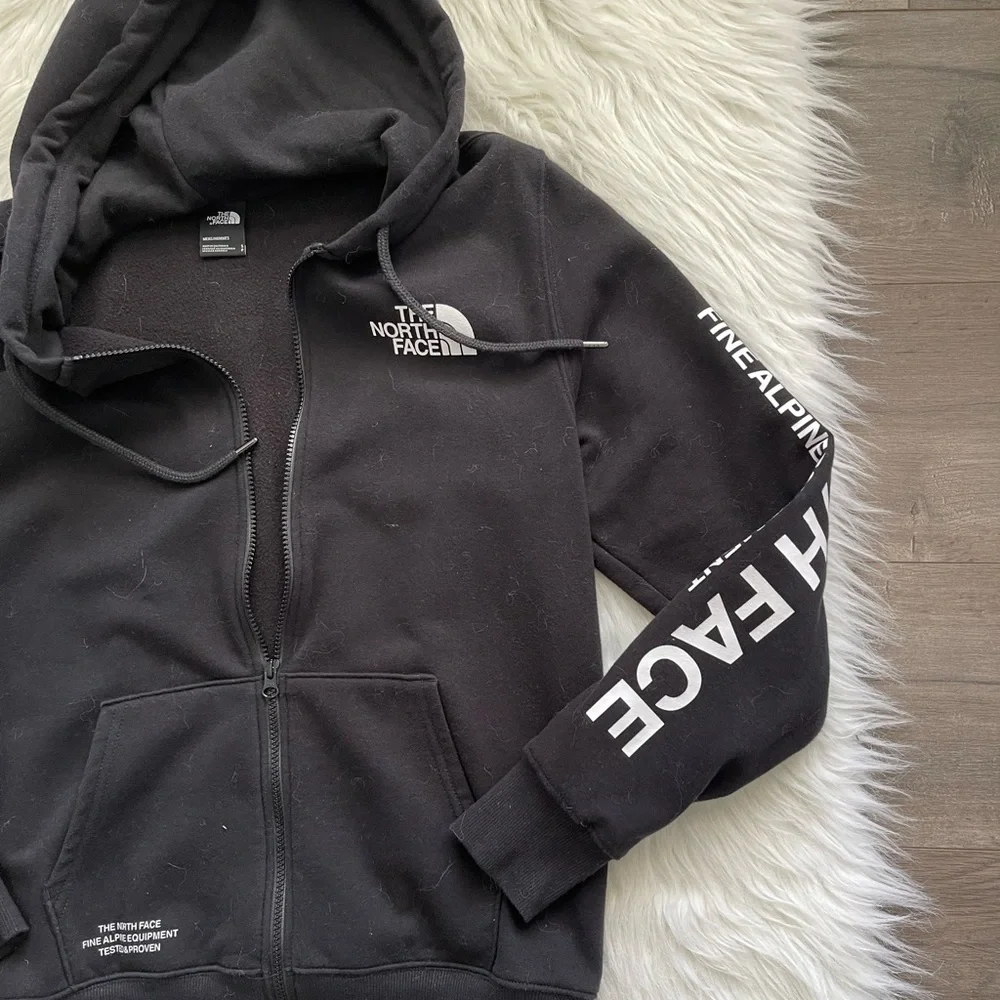 The North Face Men’s Logo 80/20 Full Zip Hoodie In Black unisex size small